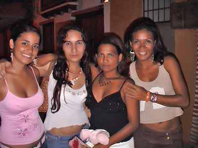 The beautiful women in Cartagena